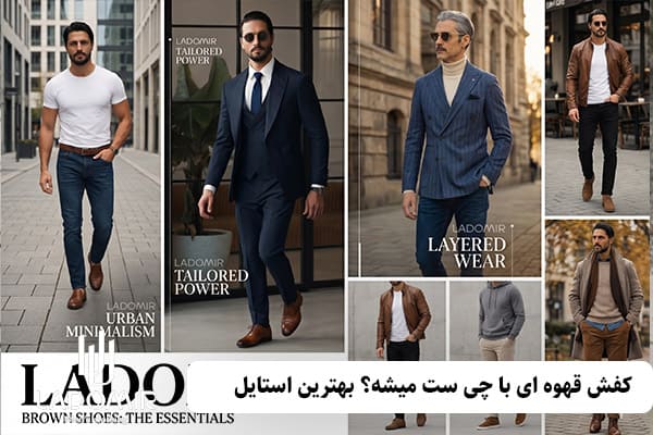 کفش قهوه ای با چی ست میشه و چطور بهترین تیپ را با آن بزنیم