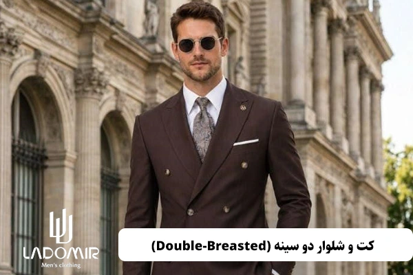 کت و شلوار دو سینه (Double-Breasted)
