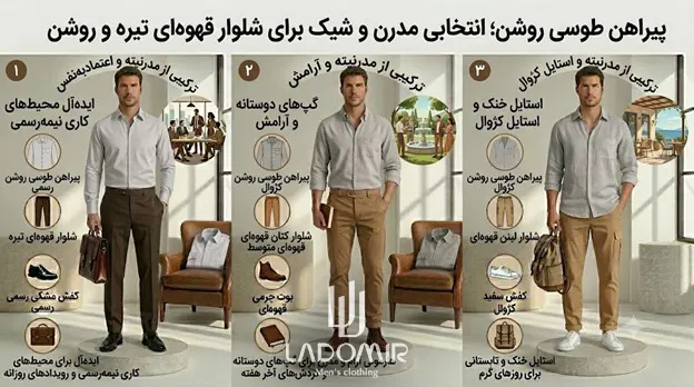 پیراهن طوسی روشن