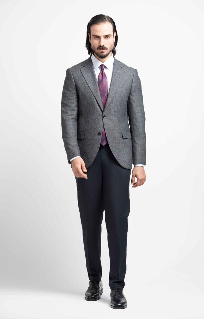 charcoal men coat j51