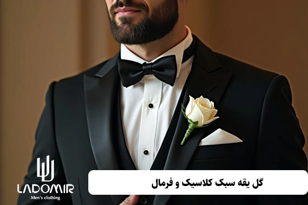 گل یقه سبک کلاسیک و فرمال